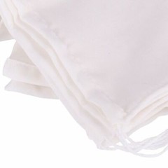 20× Organic Cotton Nut Milk Bag Reusable Food Strainer Brew Coffee Cheese Cloth
