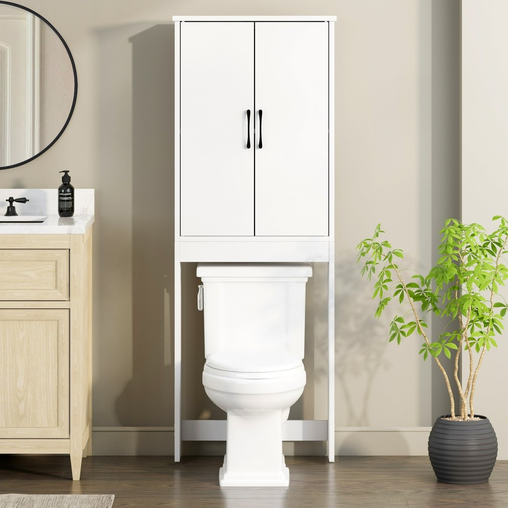 Ardent Over-the-Toilet Bathroom Storage Cabinet, White