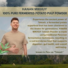 Tokosh 100g – 100% Natural Fermented Potato Pulp Powder Non-GMO from Peru 2pk