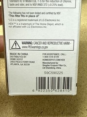 Lot Of 3 HDX EQL-1-S Refrigerator Water Filter Replacements for LG LT1000P NEW