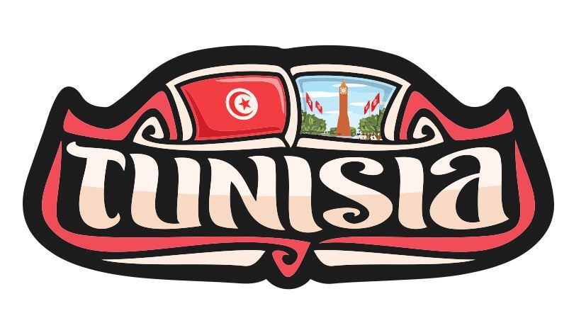 Tunisia Sticker Decal A428