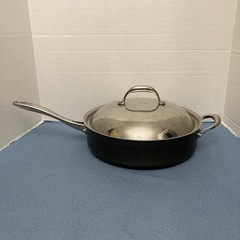 Kirkland Signature NSF Hard-Anodized Aluminum 5.5 QT (5.2 L) Sauté Pan w/Lid