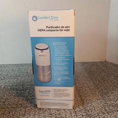 Clean Compact Travel HEPA Air Purifier 3 Speed Dust Dander W 2 Packs Filters