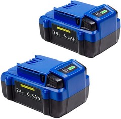 1/4X For Kobalt 24V Max Extended Run Li-Ion Battery 24V KB624-03 KB124-03 6.5Ah