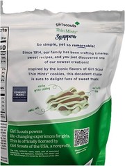 Edward Marc Chocolatier Girl Scouts Thin Mints Snappers 16 Ounce, Kosher