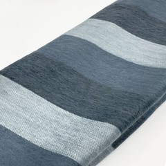 SOFT & WARM GRAY STRIPED ALPACA LLAMA WOOL BLANKET THROW QUEEN