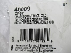 CFG 40009 , Ceramic Disc Cartridge , Cold