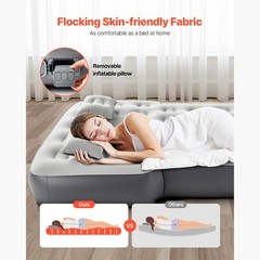 Car Air Mattress Inflatable Camping AirBed for Jeep Wrangler Unlimited 2007-2024