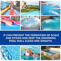 Pool Cleaning Tablets For Crystal Clear Water,Clears Cloudy Or Hazy Pool Water