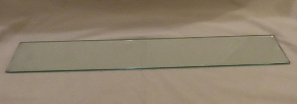 Jalousie Window Glass Clear Rectangle Pane Replacement 26x4x.25 inches