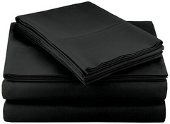 Bed Sheet Set 4 Piece Egyptian Comfort 1800 Count Ultra Soft Deep Pocket