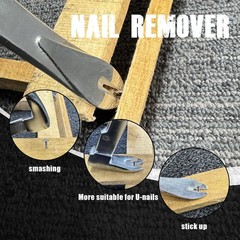 TUMAX 10″ Nail Puller Cats Paw Pry Bar, High-Carbon Steel Mini Crowbar for Ho…