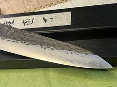 8″ Gyuto Chef Knife 9Cr18MoV High Carbon Steel Hammered Japanese Kitchen Knife