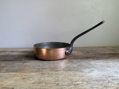 Thick French Copper Sauté Pan – 24cm – 2.8mm