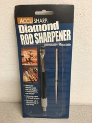 AccuSharp Brushed Nickel Diamond Abrasive 1 stage Knife Sharpener