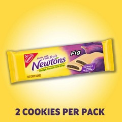 Newtons Fig Bars Soft Fruit Chewy Cookies – 10 Snack Packs (2 Cookies per Pack)