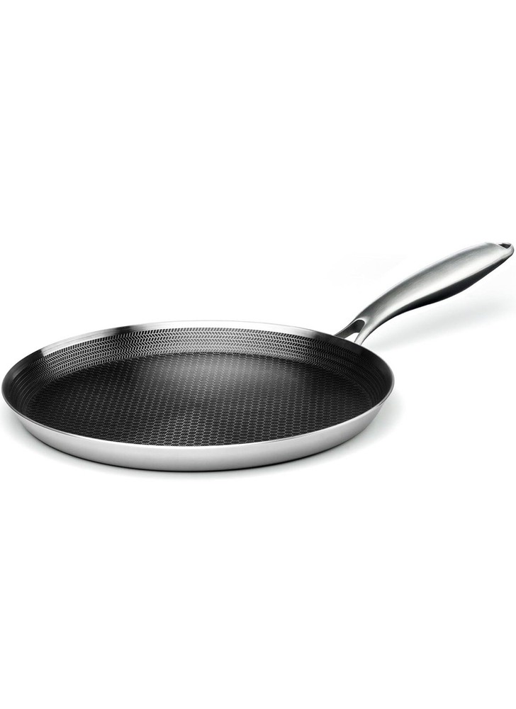 Stainless Steel Crepe Pan 11 Inch Nonstick Crepe Pan Honeycomb New_open Box