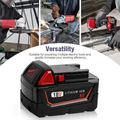 1/10Pack For Milwaukee for M18 Lithium 8 Ah Extended Capacity Battery 48-11-1860