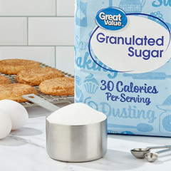 Great Value Granulated Sugar 10 lb Pure White Baking Bulk Supply Free Shipping