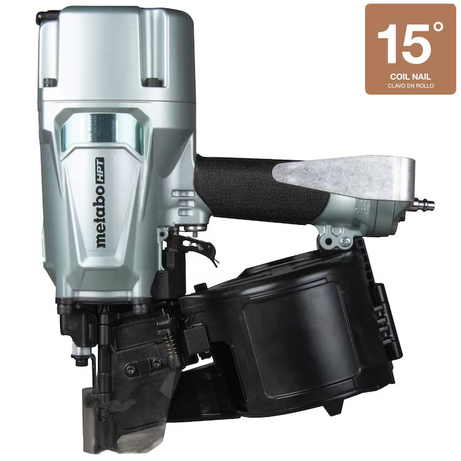 Metabo HPT 3.25 In 15 Degree Framing Pneumatic Nailer Round Head Nail Gun