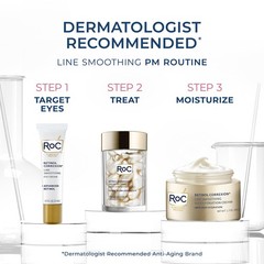 RoC Retinol Correxion Eye Cream & Night Serum Capsules – Anti-Aging Treatment