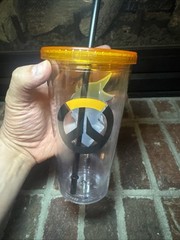 Overwatch Tracer Tumbler Cup 24 Oz. Blizzard 2017 Hand wash Only!