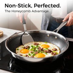 14-Piece Nonstick Hybrid Hex Cookware Set – Induction & Oven Safe, PFOA Free