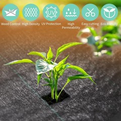 3.2oz 6*300FT Heavy Duty Woven Ground Cover Landscape arden Fabric Weed Barrier