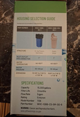 Pentair Omnifilter Sediment, Chlorine Taste & Odor 10″ Carbon FIlter – TO6