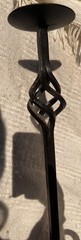 Gorgeously Aged Freestanding Floor Candlestick Holder for Taper Candle 16-20in