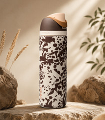 Owala FreeSip 32oz Water Bottle Cowgirl Core Cow Print Insulated Stainless Steel
