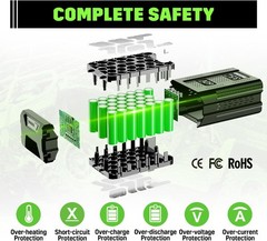 1X 60V 3.5Ah for Greenworks Pro 60V Max Li-Ion Battery LB60A00 LB60A02 LB60A03
