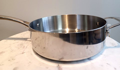 New Bergner Tri-Ply Stainless Steel Fry Pan / Sauté Pan (Braiser) with Lid
