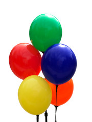 Replacement Balloons for Reusable Balloon Kit | Balloons Only | 5 Multi Balloons