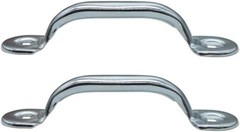 Garage Door Bottom Lift Handle 2 Pack Heavy Duty Iron Silver Replacement Door…