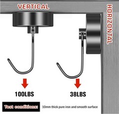 large magnetic hooks heavy duty 100 lbs 110 lbs strong magnetic hooks hanger