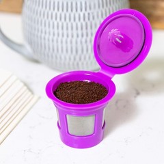7 Pack Reusable Refillable Single K-Cups Coffee Filter Pod for Keurig K525,K550