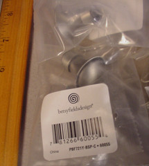 25 pc Brushed Nickel Silver Cabinet Drawer Pulls Knobs MIB NOS betsyfieldsdesign