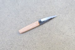 Crude – 3.5 Inch Asian Paring Knife – Carbon Steel – Thin, Light, SHARP !