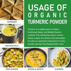Organic Turmeric Powder 2 LB Bulk Bag – Lab 2 Pound (Pack of 1), Yellow