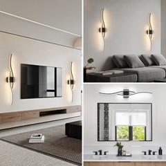 Modern LED Vanity Light Bathroom Light Fixture Over Mirror with Remote Control