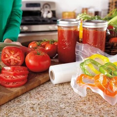 FoodSaver Custom Length Vacuum Sealer Bags Multipack, 5 Count Rolls for Airtight
