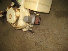 Tecumseh 5 hp Horizontal Shaft Engine W/Electric Start a Vintage Snowblower