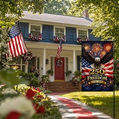 4th of July Decorations 250th Anniversary Garden Flag | 250 Years of Freedom…