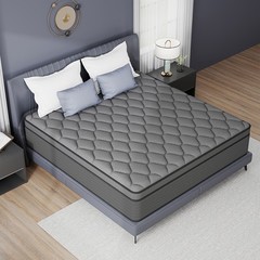 8″ 12″ 14″ Mattress Gel Memory Foam Pocket Spring Twin Full Queen King In A Box