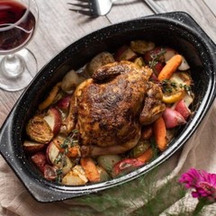 Granite Ware 13-Inch Covered Oval Roaster – Speckled Black