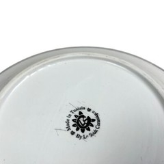 Le Souk Ceramique Tunisia Mediterranean Floral Plate Mandala Design 9.5 in