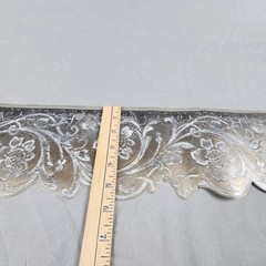 Unbranded Floral Silver Gold Wallpaper Border Pre-Pasted Metallic 65125DC