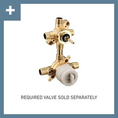 Moen UT3290BG Align 2 Function Pressure Balanced Valve Trim Only, Brushed Gold