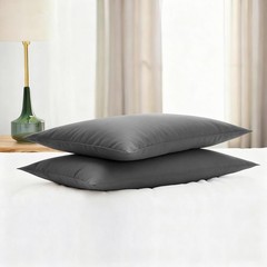 Flat Ultra Thin Bed Pillows Standard/Queen Size Pillow Set of 2 Extra Soft Do